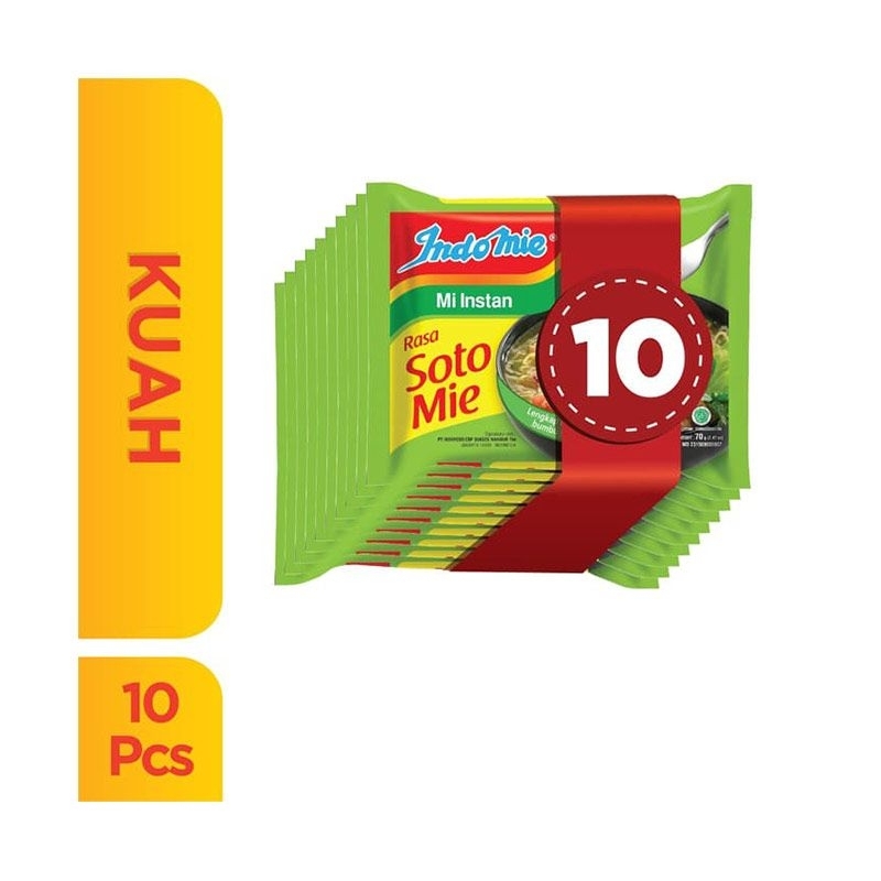 

mie kuah Indomie rasa soto isi 10pcs