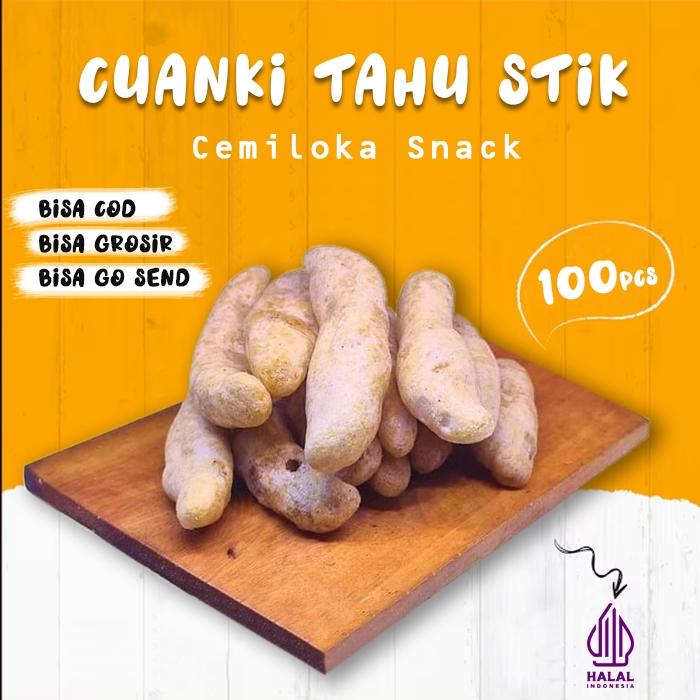 

BISA COD - Cuanki Tahu Panjang Tahu Stik 100 Pcs - Cuanki - Toping Seblak - Baso Aci - Bakso - Mie Instan - Cuanki - Baso Cuanki - Kerupuk Seblak