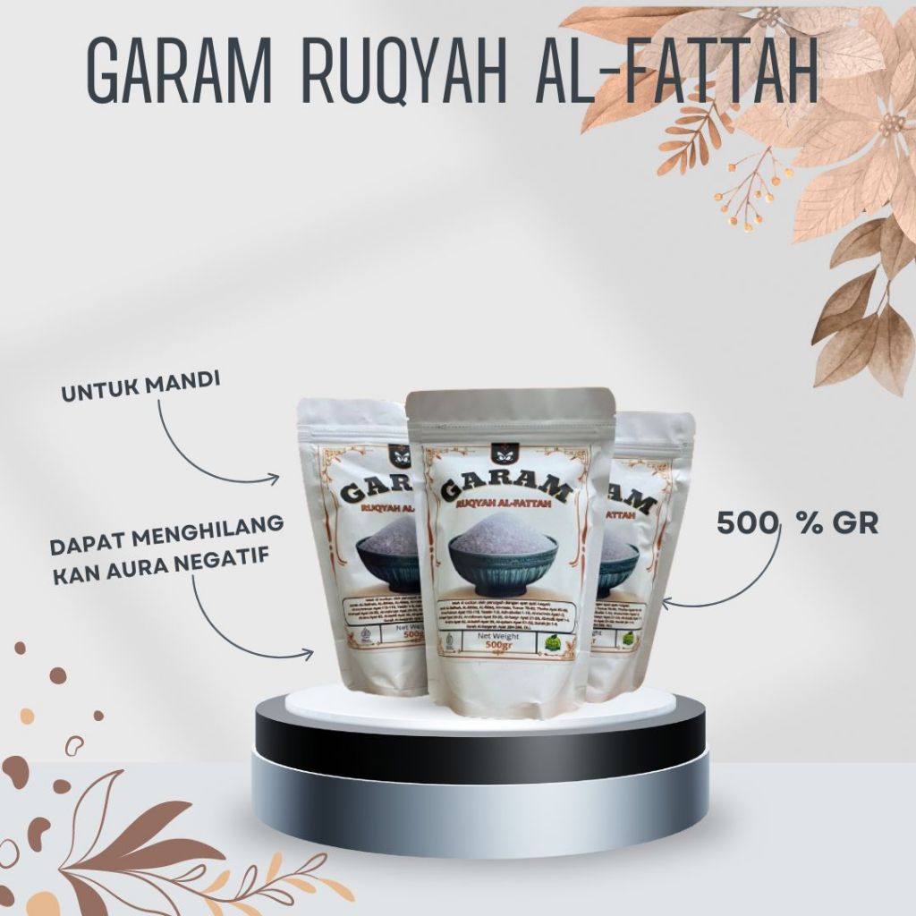 

[TERLARIS KEMASAN 500gr] Garam al fattah Original Hati2 Banyak Oknum Menjual Produk Palsu