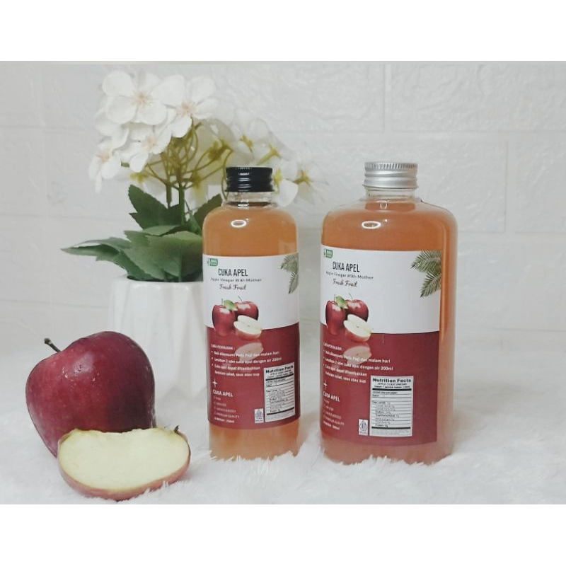 

CUKA APEL ORIGINAL ORGANIK 250 ML & 500ML / APPLE CIDER VINEGAR WITH MOTHER / DIET DETOKS