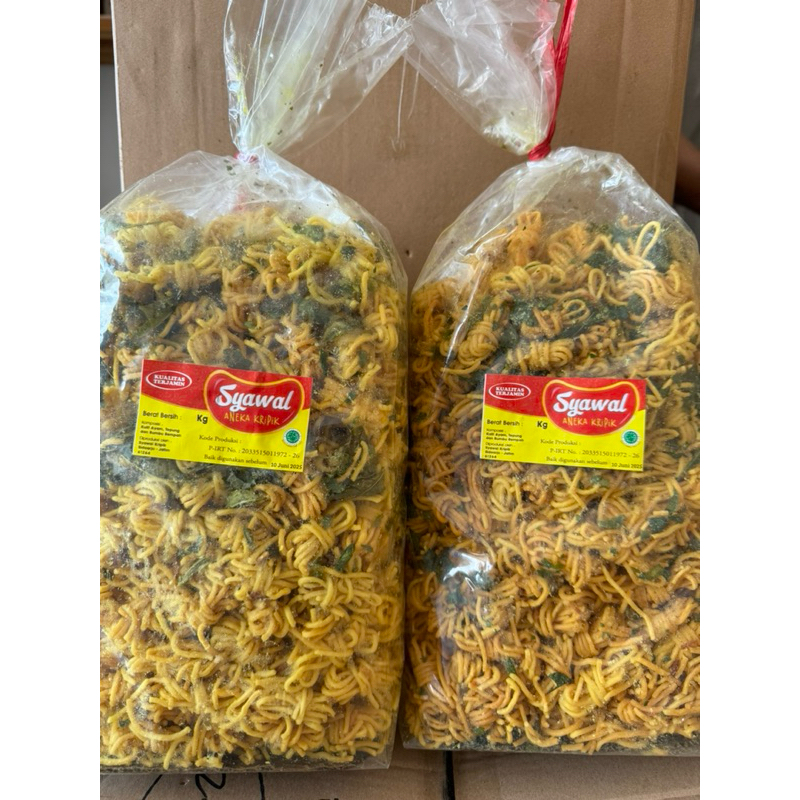 

500gram Mie Gulung Pedas & Original