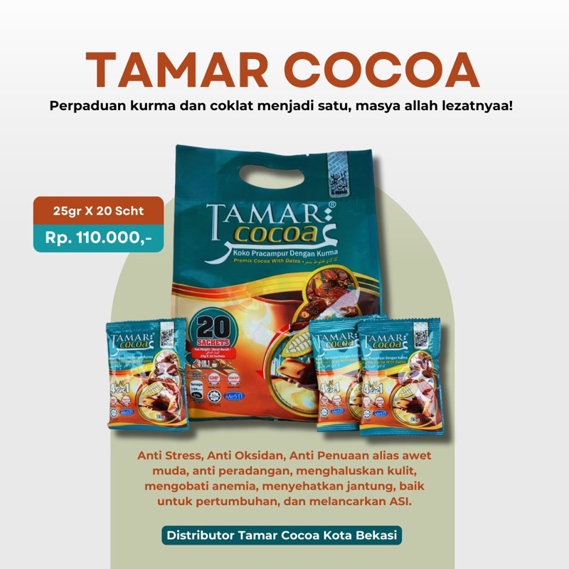 

TAMAR COCOA MINUMAN COKLAT KURMA SEHAT