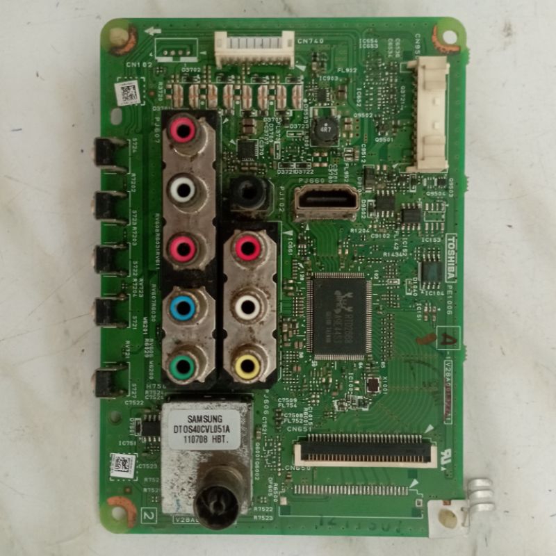 MB MOBO MAINBOARD MODULE MESIN TV TOSHIBA 24HV10E/24HV10E2/24HV10E3
