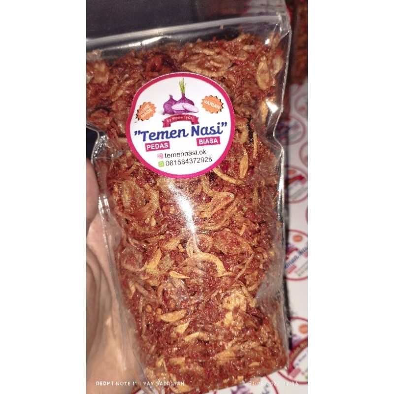 

Bawang Goreng khas betawi |bawang goreng pedas| GORGAR (Goreng garem) by momz tydar 130gr