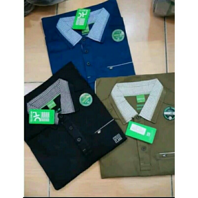 ATASAN BAJU KAOS kerah hugo class