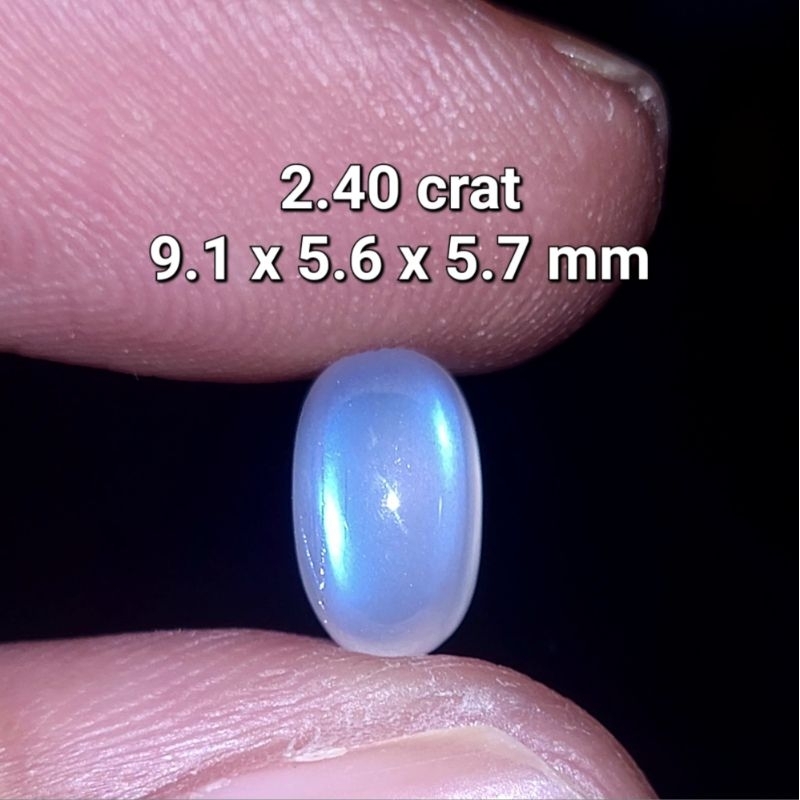 Natural biduri bulan ceylon air laut srilanka moonstone
