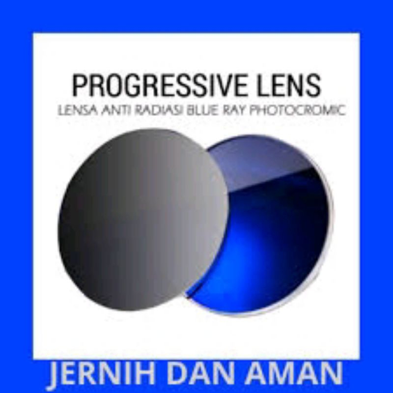 lensa Progresif kacamata plus baca minus