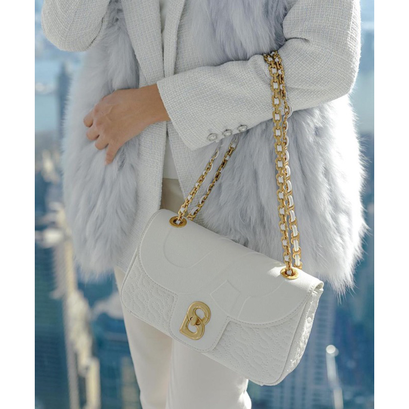 ALUNA MEDIUM LARGE BAG SUGAR BUTTONSCARVES