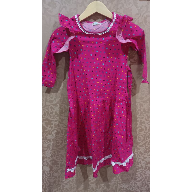 Dress anak gamis Teddy Bear