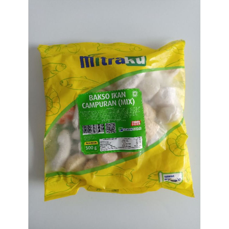 

Mitraku Bakso Ikan Mix 500gr