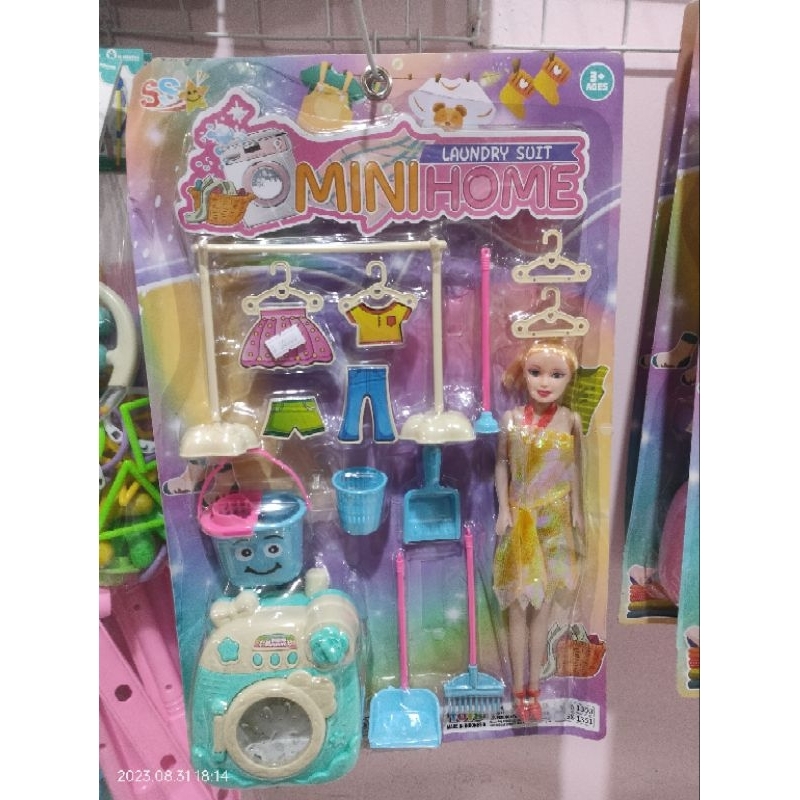 MAINAN MINI HOME LAUNDY SET MAINAN ANAK PEREMPUAN MAINAN MESIN CUCI