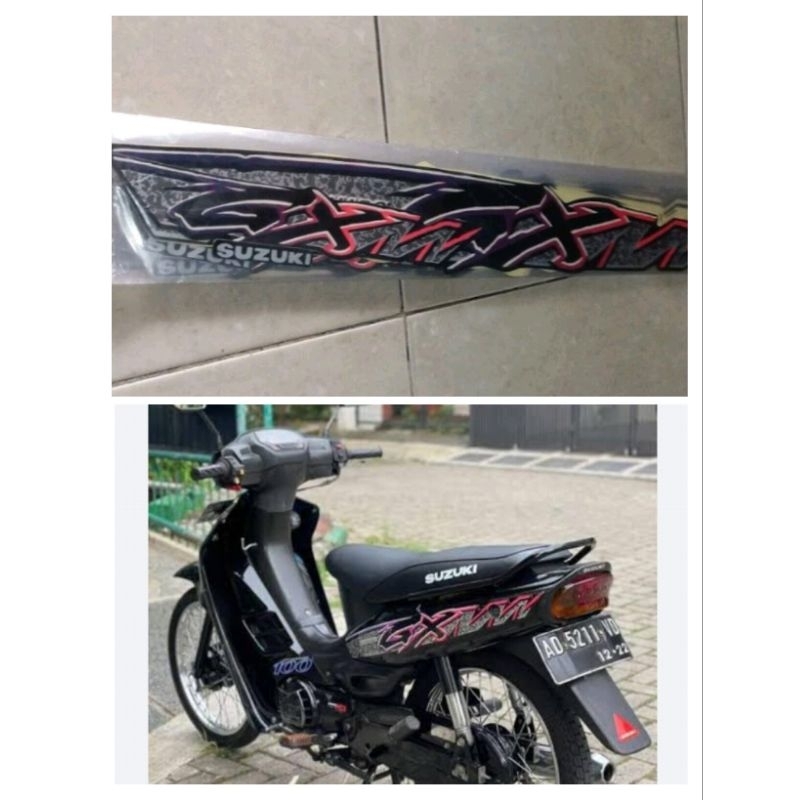 Striping Stiker Suzuki GX Tornado Hitam