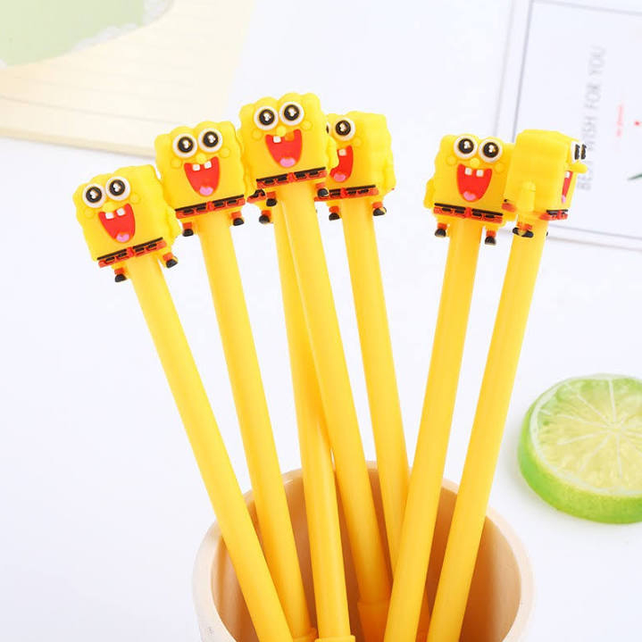 

PULPEN KARAKTER SPONGEBOB SQUAREPANTS KUNING UNIK CANTIK LUCU