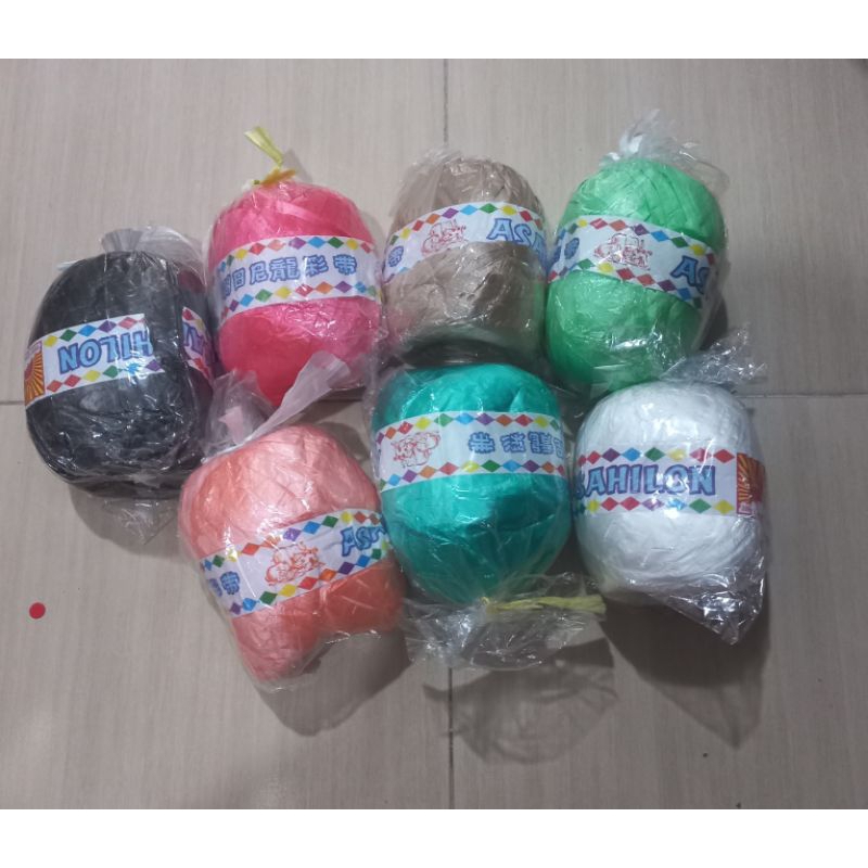 

TALI RAFIA SUPER HALUS ASAHILON/ Kerajinan tangan