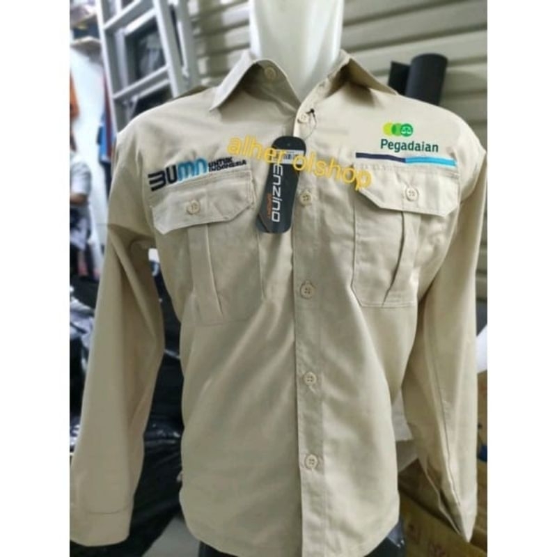 Kemeja pegadaian seragam pegadaian baju pegadaian pdh pegadaian seragam kerja pegadaian baju kerja p