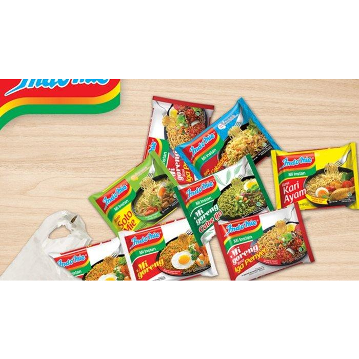 

INDOMIE MI GORENG Indomie All Varian - Indomie Goreng, Pedas, Ayam Pop, Kebab Rendang, Ayam Bawang, Soto Spesial, Kari Ayam, Ayam Spesial