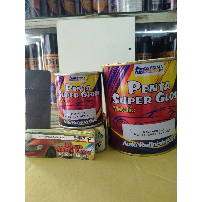 cat penta super gloss metalic nc TT grey 1J3 met 09713 ( 200g - 1kg )
