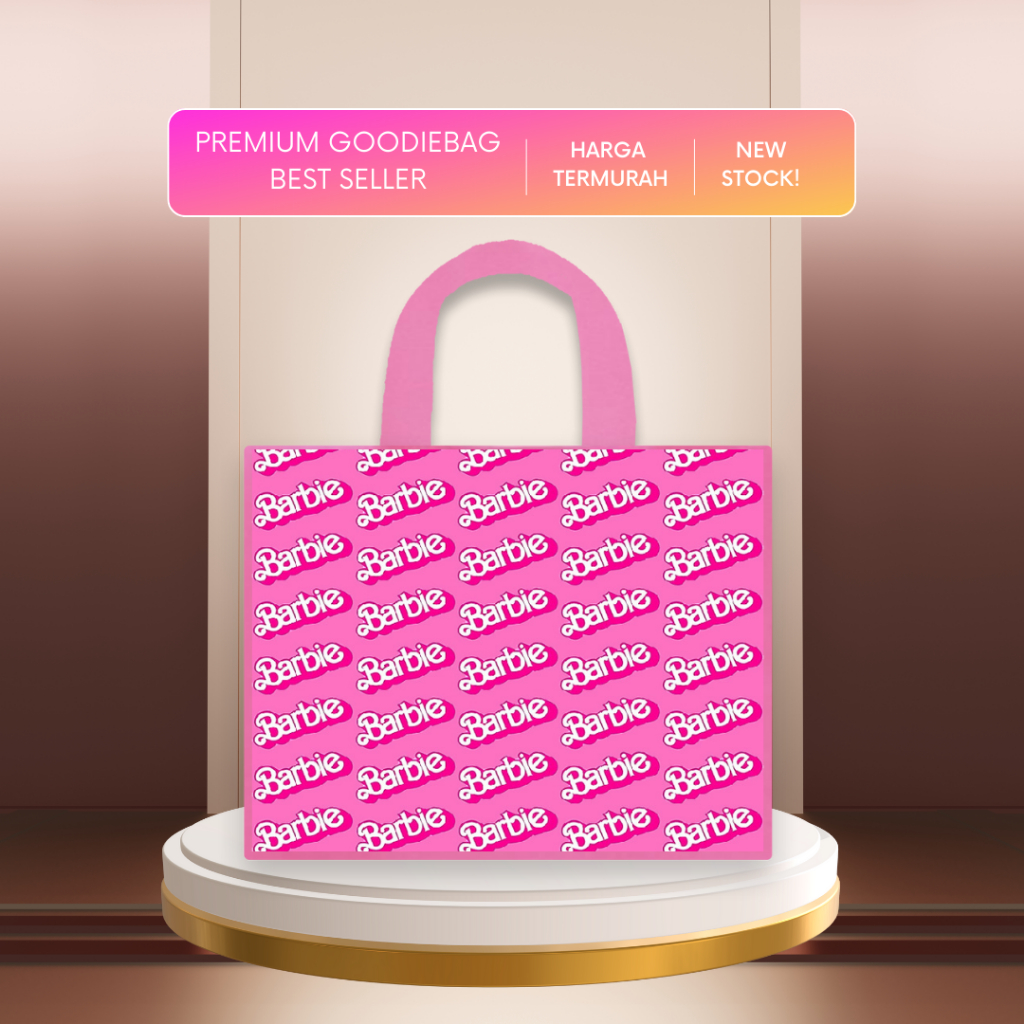 

Tas Ultah Barbie Premium Goodiebag Souvenir Tas Kado Hampers NEW