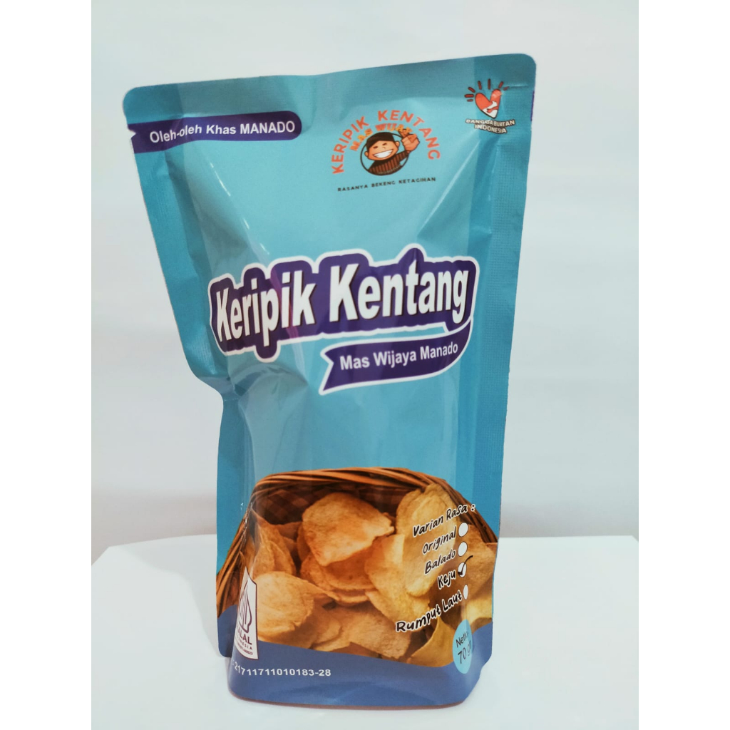 

Mas Wijaya Keripik Kentang Varian Keju 70gr