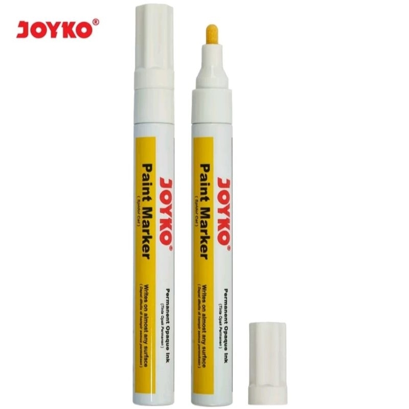 

Spidol Cat Permanent Putih Joyko PTM-37 White Paint Marker