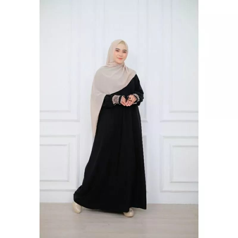 New abaya alisa-jubah bordir turkey- busana muslim - abaya bordir remaja terbaru-abaya bordir arab k