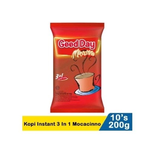 

Kopi Goodday Moccacino isi 1 renceng 10'pcs