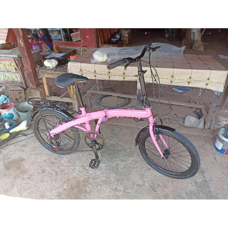 sepeda lipat bekas ukuran 20in