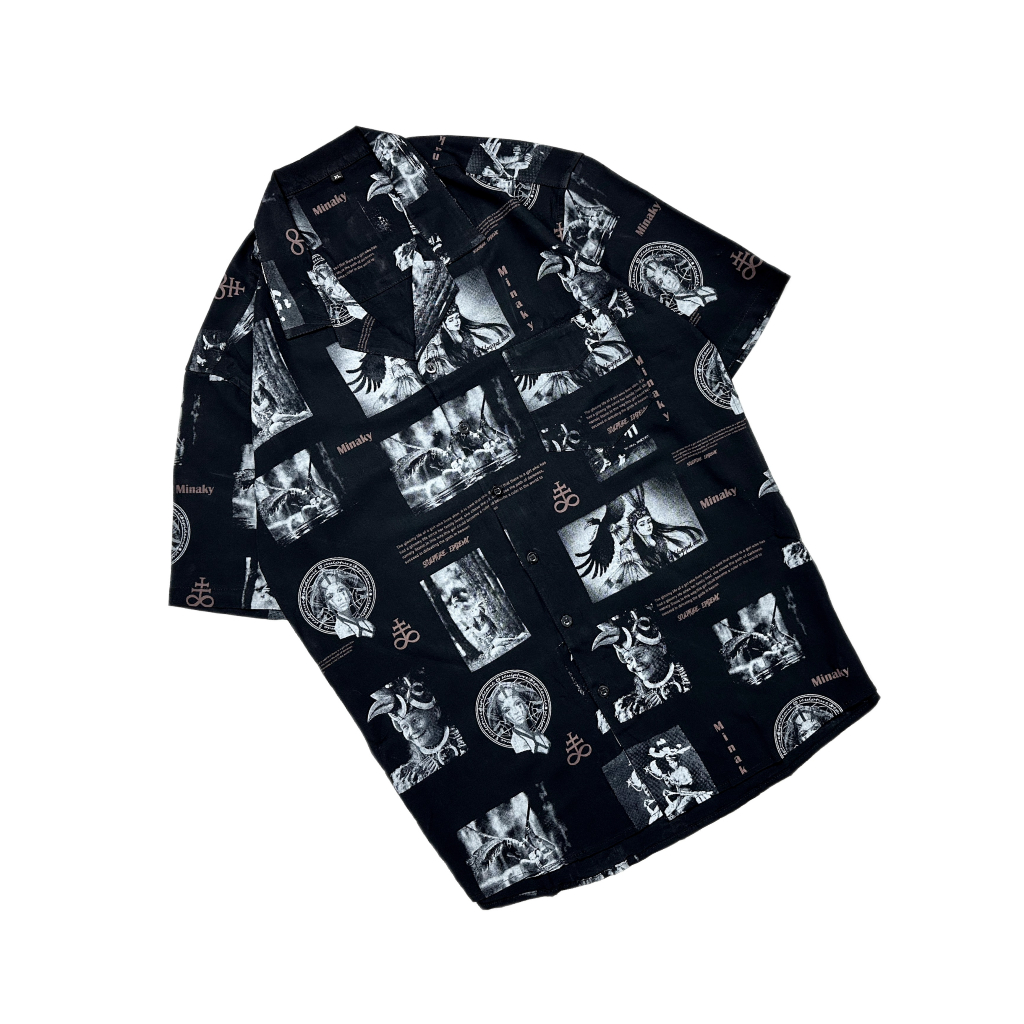 MNKY KEMEJA DISCHARGE / SABLON DISCHARGE / SHIRT / Unisex / Dayak