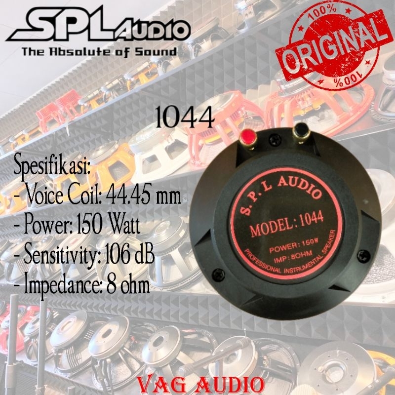 TWEETER DRIVER SPL AUDIO 1044