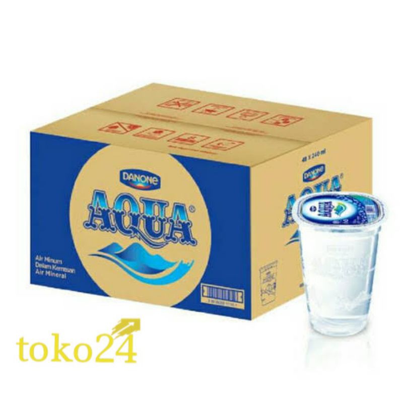 

Aqua 220 ml 1 Dus isi 48 cup