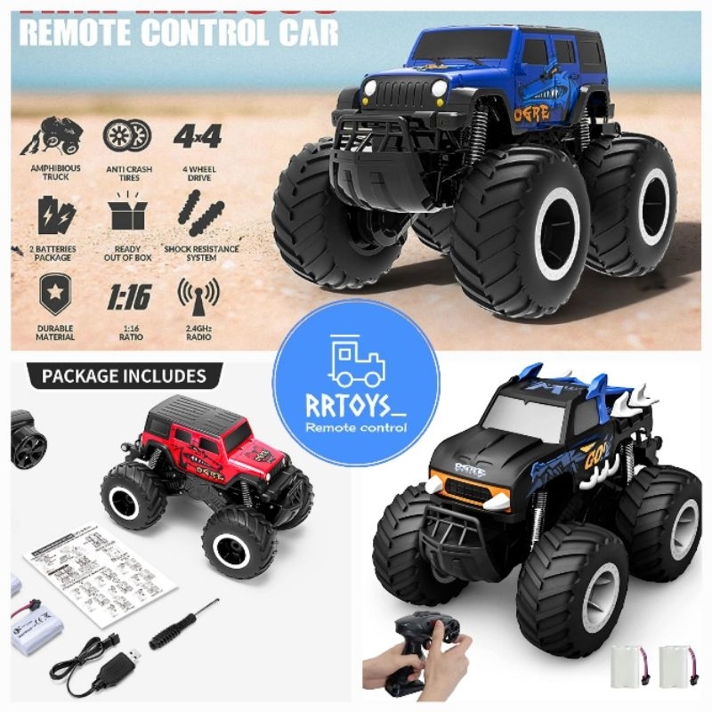 PROMO MOBIL REMOT RC OFF ROAD ROCK CLAWER CLIMBER MAINAN REMOTE RC AMFIBI MOBIL ANTI AIR