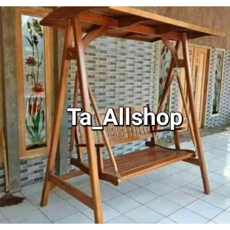 Ayunan Kayu Jati/Ayunan Teras/Ayunan Taman/Ayunan Kebun