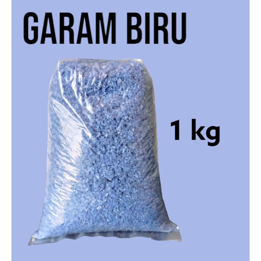 Garam Biru antibiotik 1 kg Blue Salt Garam biru ikan hias kering premium