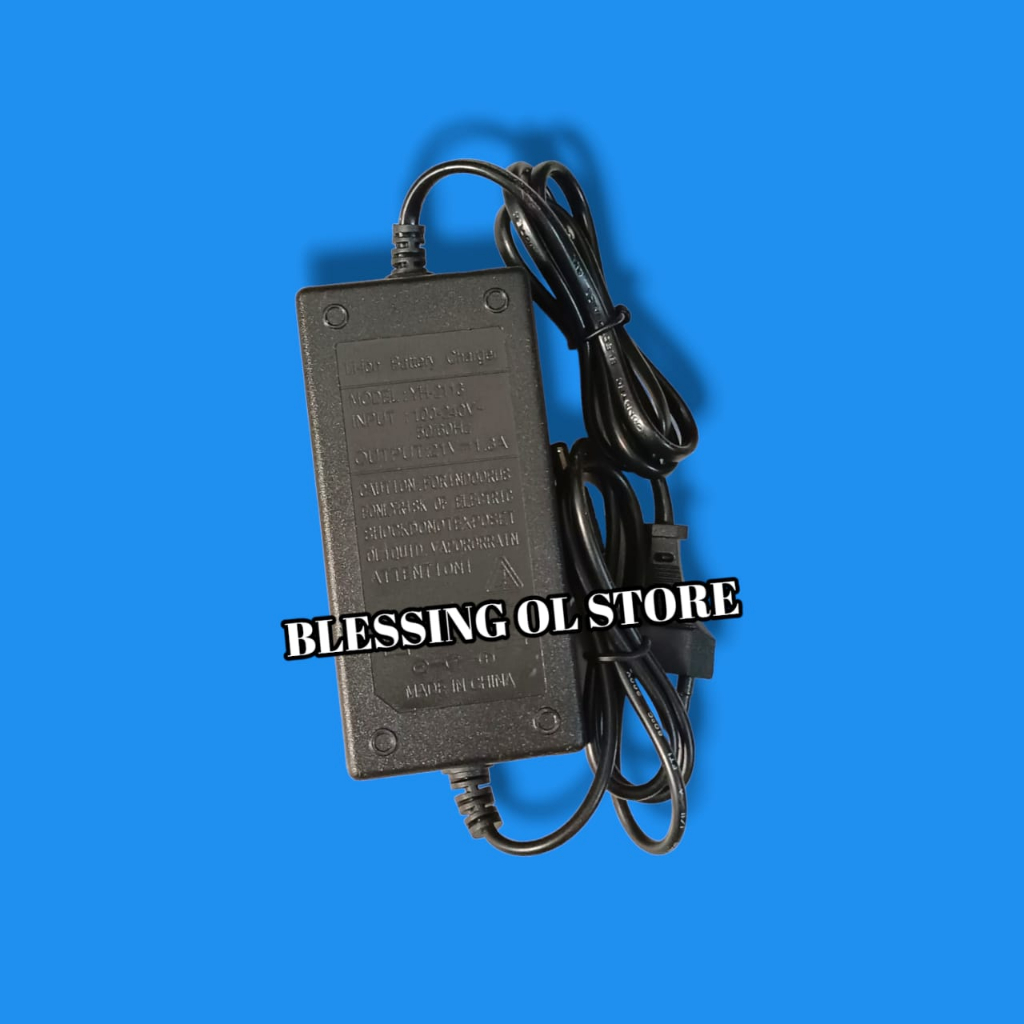 ADAPTER CHARGER MESIN BOR CORDLESS CASAN BATERAI 36V 48V JLD cas