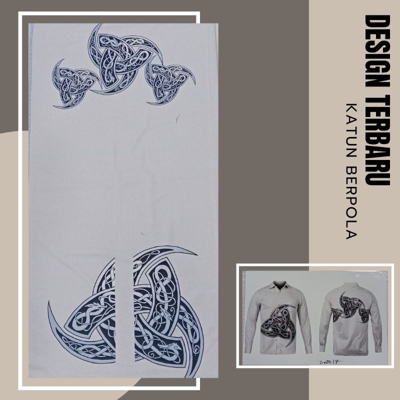 BARU  Kain Baju Berpola • Kain Kemeja Pola • Kain Kemeja