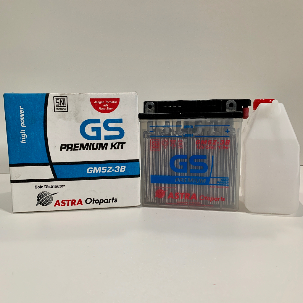 Aki Motor GS Tipe GM5Z-3B GM5Z 3B Accue Battery