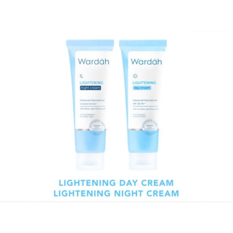 Wardah Lightening Day Cream Dan Night Cream 20ml
