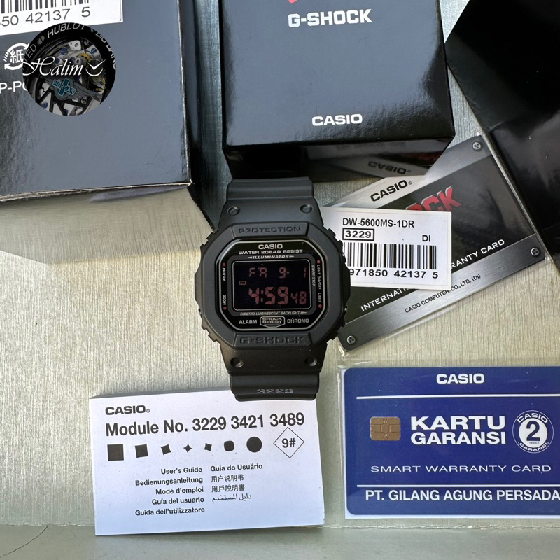 g shock dw 5600ms gshock dw5600ms g-shock dw-5600ms-1dr original new
