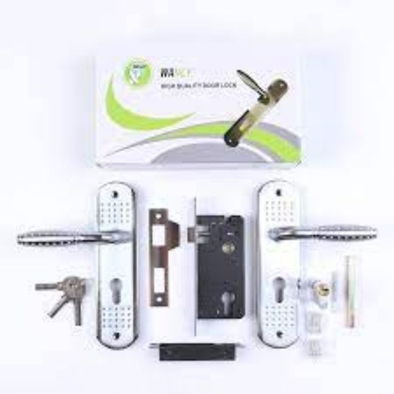 Hendel Pintu Rumah Set, Pegangan Kunci Kamar Konci Slot Hendel Gagang Hendle