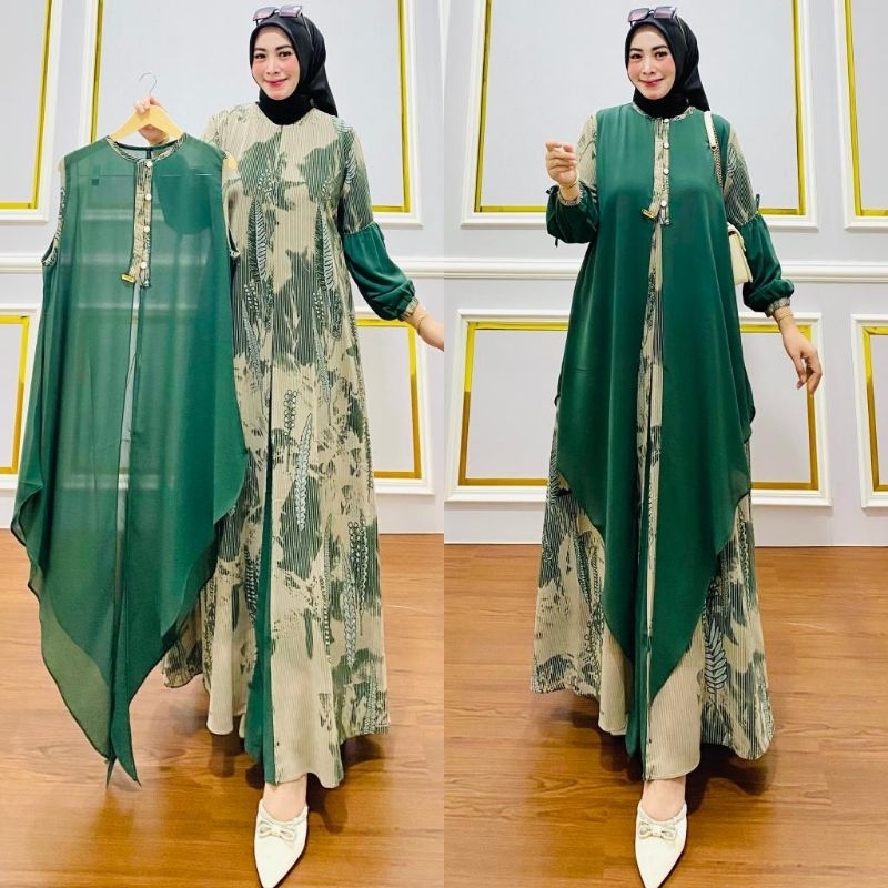 GAMIS TERBARU 2 IN 1 INNER OUTER BISA TERPISAH