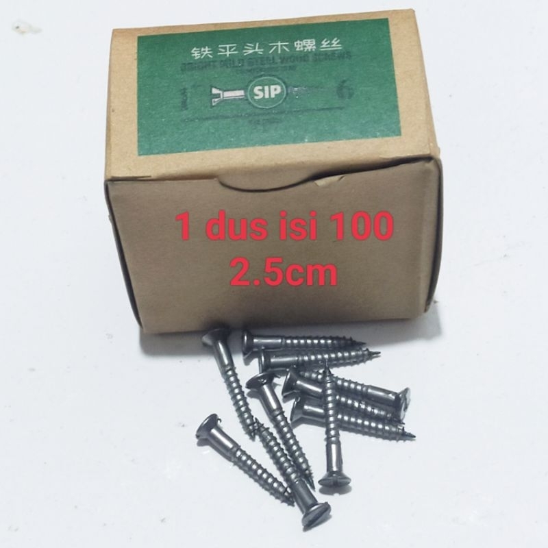 Sekrup 2.5 cm 1 dus 100 pcs