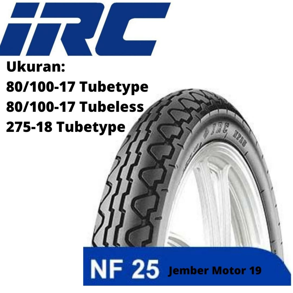 BAN LUAR MOTOR IRC 275-18 NF 25 HONDA SUPRA