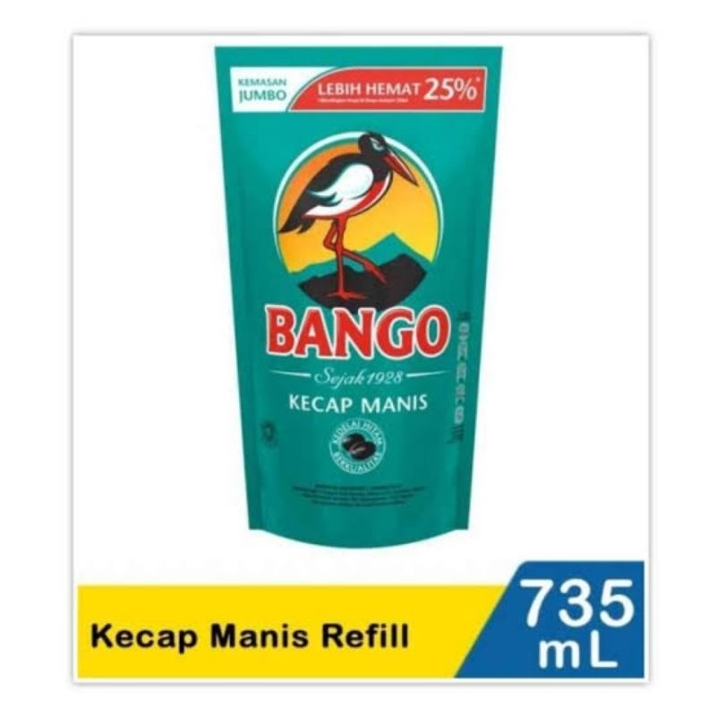 

Kecap Manis Bango 735 Ml