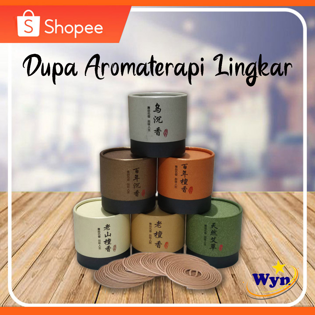 Hio Dupa Lingkar Mini Original / Dupa Lingkar Aromaterapi / Dupa 4 Jam