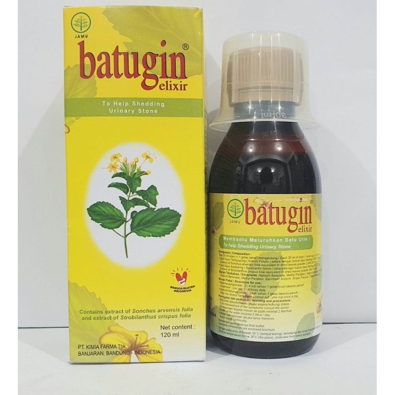 batugin 120 ml / batugin elixir / peluruh batu urin