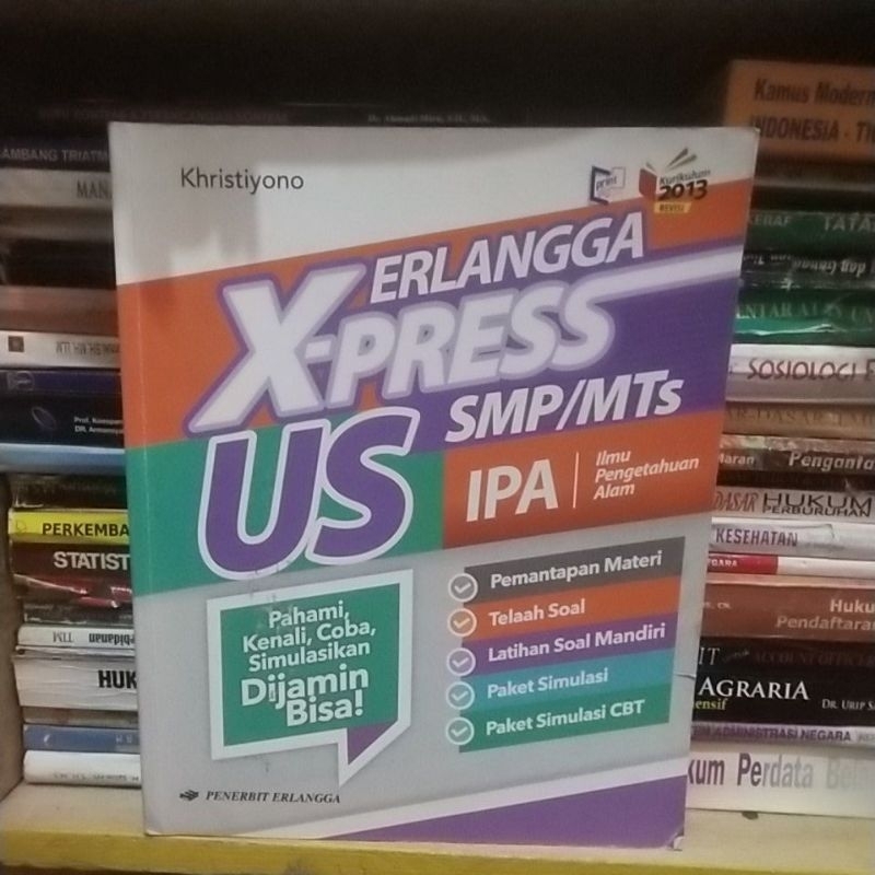 buku us x press erlangga ipa smp/mts