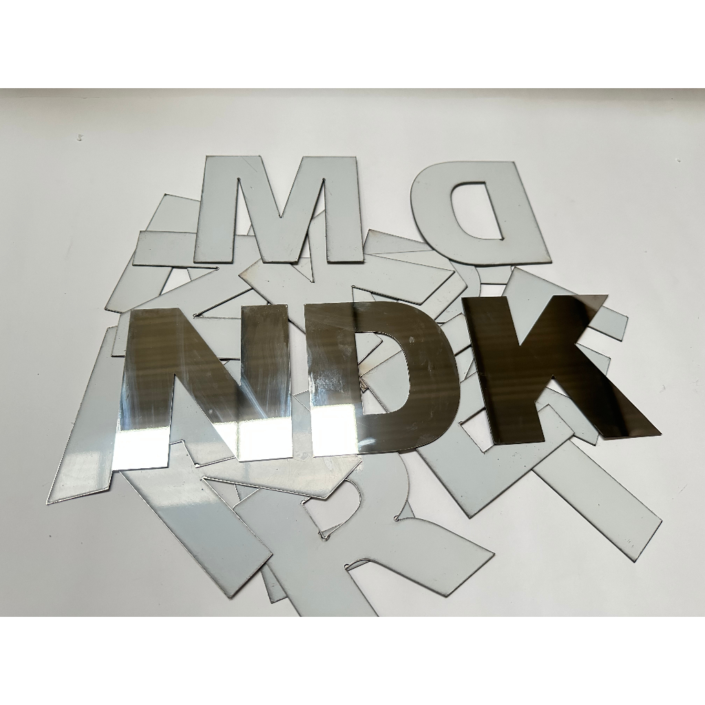 HURUF TIMBUL STAINLESS STEEL TINGGI 5 CM