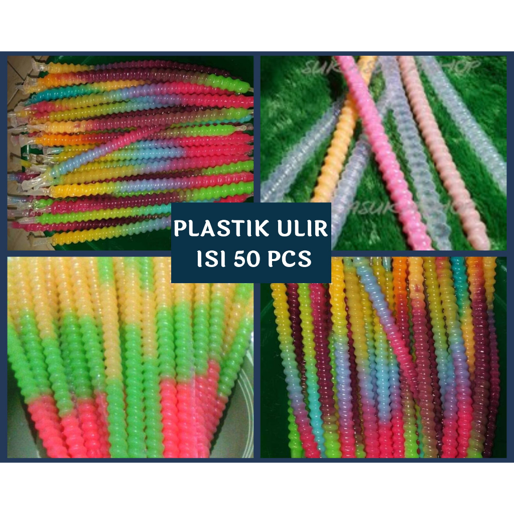 Plastik Es Ulir Cacing Panjang