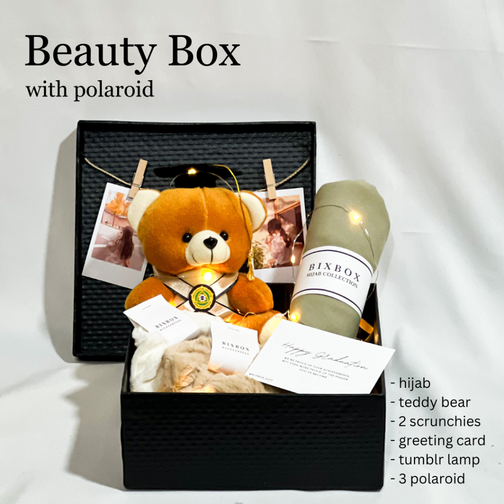 BEAUTY BOX - HAMPERS WISUDA / HAMPERS GRDAUATION / HADIAH WISUDA / HADIAH GRADUATION / KADO WISUDA /