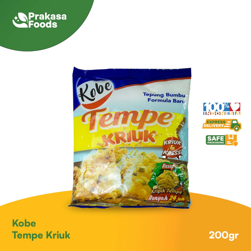 

Kobe Tepung Tempe Kriuk 200gr